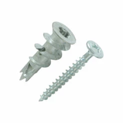 Cheville Autoperceuse Krono - Vendu Par 100 - Diam Vis : 4,5 - Longueur : 30 - Tete : Ronde - Type : Zamak - SCELLIT