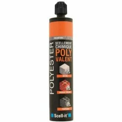 Résine (mortier) Scellement Chimique Polyester F300 - Couleur : Pierre - SCELLIT