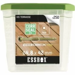 Vis ESSBOX SCELL-IT Spécial Terrasse - Ø4,8 Mm X 42 Mm - Boite De 250 - EX-5035421