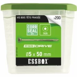 Vis ESSBOX SCELL-IT à Bois - Ø5 Mm X 50 Mm - Boite De 200 - EX-1371131