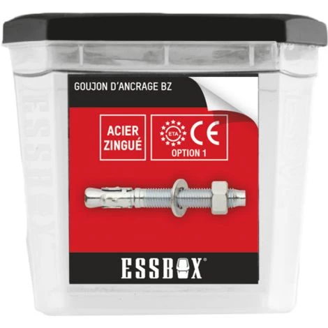 Goujon ESSBOX SCELL-IT Ancrage - ØM10 Mm X 80 Mm - Boite De 25 - EX-92051110080 3 Goujon ESSBOX SCELL-IT Ancrage - ØM10 Mm X 80 Mm - Boite De 25 - EX-92051110080