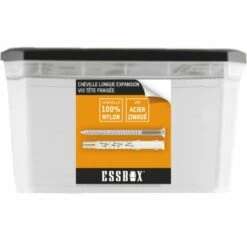 Cheville ESSBOX SCELL-IT Nylon - Ø10 Mm X 80 Mm - Boite De 50 - EX-91013410080