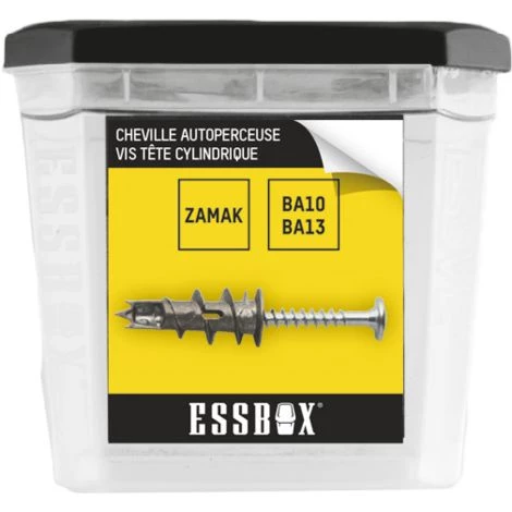 Cheville Autoperceuse ESSBOX SCELL-IT Plaque De Plâtre - Boite De 100 - EX-9110119 3 Cheville Autoperceuse ESSBOX SCELL-IT Plaque De Plâtre - Boite De 100 - EX-9110119