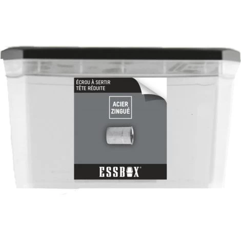 Ecrou Cranté ESSBOX SCELL-IT Tête Réduite - ØM8 Mm X Mm - Boite De 300 - EX-9460710830 3 Ecrou Cranté ESSBOX SCELL-IT Tête Réduite - ØM8 Mm X Mm - Boite De 300 - EX-9460710830