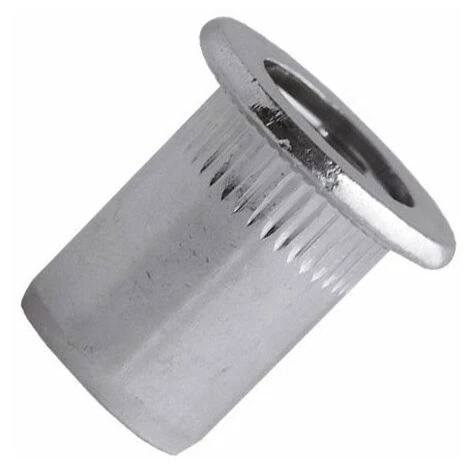 Scell-It - 500 Écrous à Sertir Cranté Tête Plate M5 X 16 Mm Acier Zingué - TCD0540 3 Scell-It - 500 Écrous à Sertir Cranté Tête Plate M5 X 16 Mm Acier Zingué - TCD0540