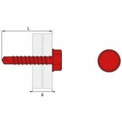 Scell-It - 500 Vis Autoperceuse Tête Hexagonale Ø 3.5 X 13 Mm - THT5-35013 5 Scell-It - 500 Vis Autoperceuse Tête Hexagonale Ø 3.5 X 13 Mm - THT5-35013 -SCELL-IT Soldes Magasin 35236767 2