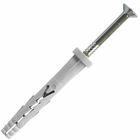 Scell-It - 100 Pièces De Cheville à Frapper Nylon, Tête Plate Ø 6 X 55 Mm - YZP6055 3 Scell-It - 100 Pièces De Cheville à Frapper Nylon, Tête Plate Ø 6 X 55 Mm - YZP6055