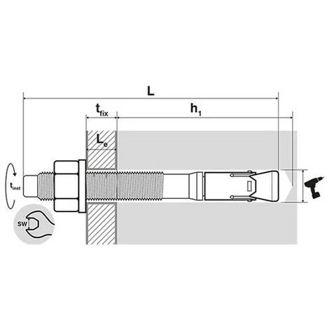 SCELL-IT 10 Goujons D'ancrage Application Sismique, Inox A4 - M16 X 220 Mm 4 SCELL-IT 10 Goujons D'ancrage Application Sismique, Inox A4 - M16 X 220 Mm – Image 2