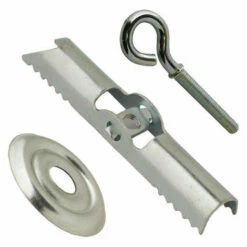 SCELL-IT 25 Chevilles Faux Plafond, Bascule Avec Piton Et Rosace - M6 X 110 Mm