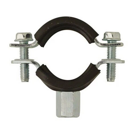 SCELL-IT 25 Colliers Lourd MARKS91, Double Embase Acier Zingué, Isophonique - M8 - M10 - D. 80 - 90 Mm 3 SCELL-IT 25 Colliers Lourd MARKS91, Double Embase Acier Zingué, Isophonique - M8 - M10 - D. 80 - 90 Mm