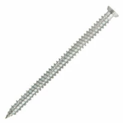 SCELL-IT 50 Vis Béton Fixation Directe Spéciale Huisserie, Tête Fraisée, TX30, Zingué - 7.5 X 372 Mm