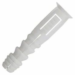 SCELL-IT 100 Chevilles Universelles Polyéthylène Avec Collerette - 8 X 40 Mm