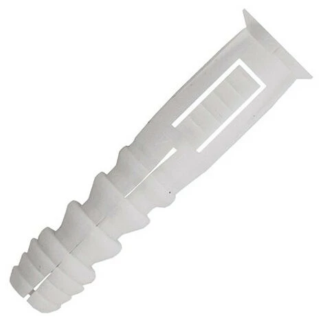 SCELL-IT 100 Chevilles Universelles Polyéthylène Avec Collerette - 8 X 40 Mm 3 SCELL-IT 100 Chevilles Universelles Polyéthylène Avec Collerette - 8 X 40 Mm