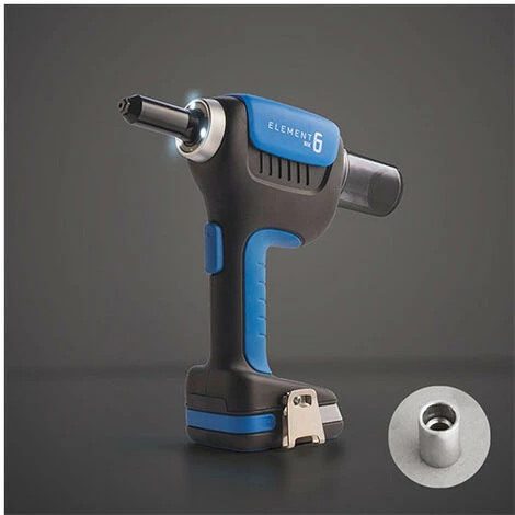 SCELL-IT Coffret Riveteuse E-6, 2 Batterie 18V Li-Ion - 2.0Ah, Chargeur Et Accessoires 4 SCELL-IT Coffret Riveteuse E-6, 2 Batterie 18V Li-Ion - 2.0Ah, Chargeur Et Accessoires – Image 2