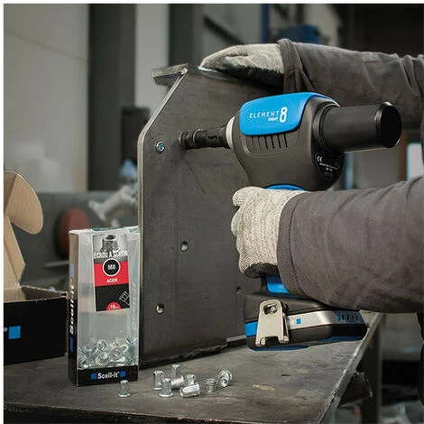 SCELL-IT Coffret Sertisseuse E-8, 1 Batterie élément 18V Li-Ion - 2.0Ah, Chargeur Et Accessoires 4 SCELL-IT Coffret Sertisseuse E-8, 1 Batterie élément 18V Li-Ion - 2.0Ah, Chargeur Et Accessoires – Image 3