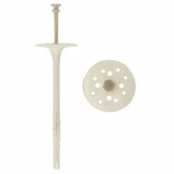 SCELL-IT 200 Fixations D'isolant Longue Expansion - Spéciale Maçonnerie - Clou Polyamide - Plastique 10 X 180 Mm