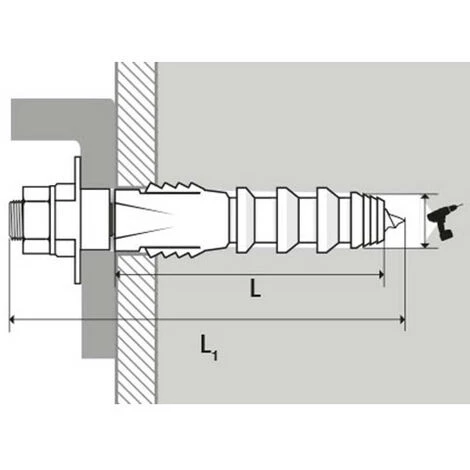 SCELL-IT Kit Fixation Lavabo Sur Matériaux Pleins - 8 X 90 Mm 5 SCELL-IT Kit Fixation Lavabo Sur Matériaux Pleins - 8 X 90 Mm – Image 3