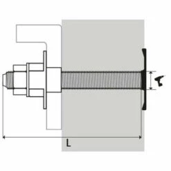 SCELL-IT Kit Fixation Lavabo Traversante à Sceller - 8 X 90 Mm -SCELL-IT Soldes Magasin 41000286 3