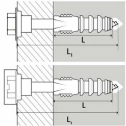 SCELL-IT Kit Fixation WC/bidet, Tête Hexagonale Fendue - 6 X 60 Mm 7 SCELL-IT Kit Fixation WC/bidet, Tête Hexagonale Fendue - 6 X 60 Mm -SCELL-IT Soldes Magasin 41000301 3