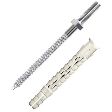 SCELL-IT 50 Chevilles Longues Expansion Nylon - Vis Piton Mâle - Acier Zingué - 8 X 80 Mm - PAV M6 X 21 Mm 3 SCELL-IT 50 Chevilles Longues Expansion Nylon - Vis Piton Mâle - Acier Zingué - 8 X 80 Mm - PAV M6 X 21 Mm