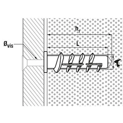 SCELL-IT 25 Chevilles Nylon à Visser Spéciale Béton Cellulaire - M6 4 SCELL-IT 25 Chevilles Nylon à Visser Spéciale Béton Cellulaire - M6 â Image 2
