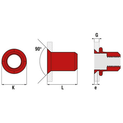SCELL-IT 500 écrous Cylindriques Lisses Acier - Tête Fraisée - M4 X 11,5 Mm 4 SCELL-IT 500 écrous Cylindriques Lisses Acier - Tête Fraisée - M4 X 11,5 Mm â Image 2