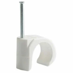 SCELL-IT 100 Attachés De Câble à Clouer Multidiamètre - Blanc - D. 8 - 12 Mm