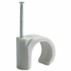 SCELL-IT 100 Attaches De Câble à Clouer - Gris - D. 8-12 Mm