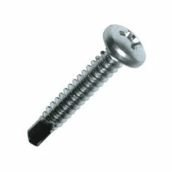 SCELL-IT 500 Vis Autoperceuses Acier Zingué Blanc - Tête Cylindrique - PH2 - 3.5 X 22 Mm