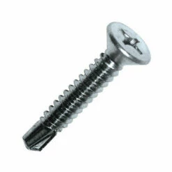 SCELL-IT 500 Vis Autoperceuses, Tête Fraisée, Acier Zingué Blanc - PH1 - 2,9 X 19 Mm