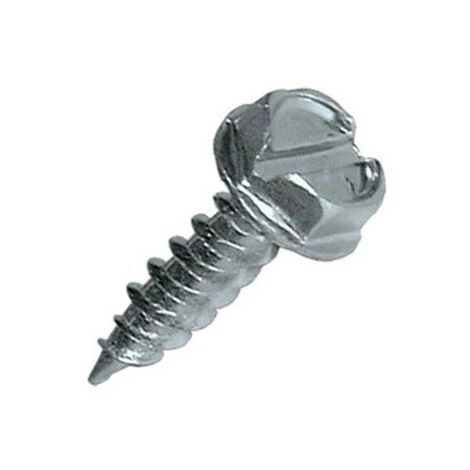 SCELL-IT 500 Vis Autoforeuses - Tête Hexagonale Fendue, Acier Zingué Blanc - Empreinte 7 - 4.2 X 13 Mm 3 SCELL-IT 500 Vis Autoforeuses - Tête Hexagonale Fendue, Acier Zingué Blanc - Empreinte 7 - 4.2 X 13 Mm