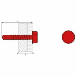 SCELL-IT 250 Vis Autoperceuses - Tête Hexagonale Pointe Longue, Acier Zingué Blanc - Empreinte 8 - 5.5 X 38 Mm -SCELL-IT Soldes Magasin 41001061 2