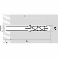SCELL-IT 200 Chevilles à Frapper Clou Polyamide Renforcé - Tête Plate - 5 X 40 Mm 9 SCELL-IT 200 Chevilles à Frapper Clou Polyamide Renforcé - Tête Plate - 5 X 40 Mm -SCELL-IT Soldes Magasin 41001105 4