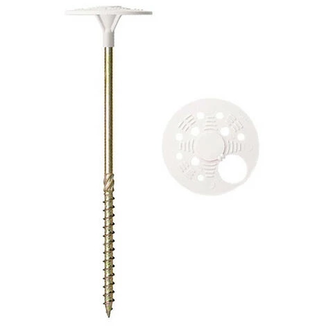 SCELL-IT 100 Vis De Fixation D'isolant Pour Support Bois, Bichromaté, TX30 - 6.0 X 280 Mm 3 SCELL-IT 100 Vis De Fixation D'isolant Pour Support Bois, Bichromaté, TX30 - 6.0 X 280 Mm