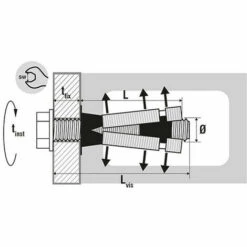 SCELL-IT 25 Chevilles Universelle Multi-matériaux Charges Lourdes, Acier Zingué - M6 - Vis M6 X 75 Mm 6 SCELL-IT 25 Chevilles Universelle Multi-matériaux Charges Lourdes, Acier Zingué - M6 - Vis M6 X 75 Mm -SCELL-IT Soldes Magasin 41001303 2