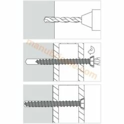 Vis Béton 7.5 X 182 Tête Réduite SCELL-IT - Boite De 50