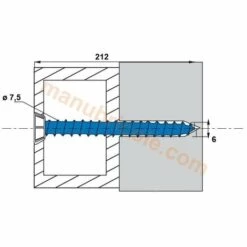 Vis Béton 7.5 X 212 Tête Fraisée SCELL-IT - Boite De 50 -SCELL-IT Soldes Magasin 4744167 4