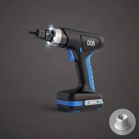 SCELL-IT Riveteuse 1 Batterie 18V 2Ah SCELL IT Pour M3 - M6 - E-008-1XBAT 3 SCELL-IT Riveteuse 1 Batterie 18V 2Ah SCELL IT Pour M3 - M6 - E-008-1XBAT