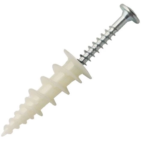 SCELL-IT Cheville Placo Autoperceuse Nylon Krono YR + Vis 4.5x30 SCELLIT - Boite De 50 - KRONO-YR 3 SCELL-IT Cheville Placo Autoperceuse Nylon Krono YR + Vis 4.5x30 SCELLIT - Boite De 50 - KRONO-YR