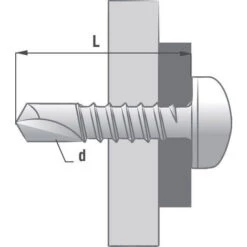 Boîte 500 Vis Acier Autoperceuse TCQ SCELL-IT - 3.5 X 19 Mm - SQ1 - TCQ35019