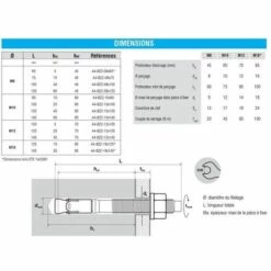 SCELL-IT GOUJON ANCRAGE INOX A4 M12X100 BOITE De 50 -SCELL-IT Soldes Magasin 6349503 3