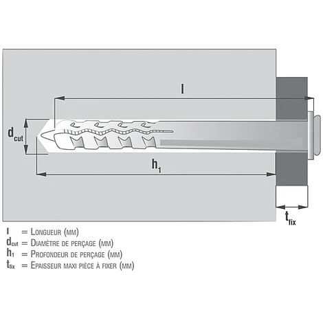 SCELL-IT Cheville à Frapper Réf YZP 4 SCELL-IT Cheville à Frapper Réf YZP – Image 2