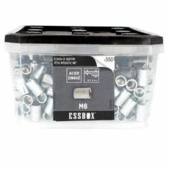 SCELL-IT ESSBOX De 550 Ecrous Aveugles Crantés T.Reduite M6 Acier
