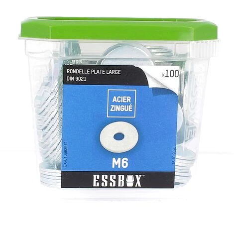 SCELL-IT ESSBOX De 100 Rondelles L 6 Acier Zingué 3 SCELL-IT ESSBOX De 100 Rondelles L 6 Acier Zingué