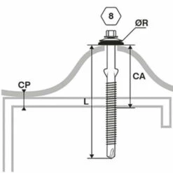 SCELL-IT 100 Vis Pour Bacs Acier D. 6,3 Mm L. 25 Mm ZAMATOP-ZR TH12 Pour Le Zed - RAL 8012 9 SCELL-IT 100 Vis Pour Bacs Acier D. 6,3 Mm L. 25 Mm ZAMATOP-ZR TH12 Pour Le Zed - RAL 8012 -SCELL-IT Soldes Magasin 71538883 3