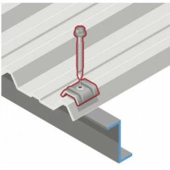 SCELL-IT 100 Vis Pour Bacs Acier D. 6,3 Mm L. 160 Mm ZAMATOP-Z TH12 Pour Le Zed - RAL 8012 -SCELL-IT Soldes Magasin 71538912 2
