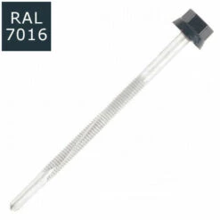 SCELL-IT 100 Vis Pour Bacs Acier D. 6 Mm L. 120 Mm ZAMATOP-P TH12 Pour L'IPN - RAL 7016