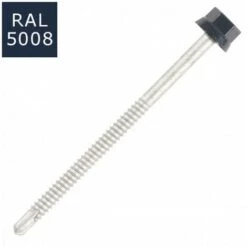 SCELL-IT 100 Vis Pour Bacs Acier D. 6,3 Mm L. 75 Mm ZAMATOP-Z TH12 Pour Le Zed - RAL 5008