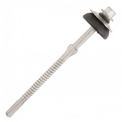 SCELL-IT 100 Vis étanches Pour Fibres-ciment D. 6,3 Mm L. 110 Mm FIBROTOP-P TH8 Pour L'IPN 3 SCELL-IT 100 Vis étanches Pour Fibres-ciment D. 6,3 Mm L. 110 Mm FIBROTOP-P TH8 Pour L'IPN