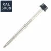 SCELL-IT 100 Vis Pour Bacs Acier D. 6,3 Mm L. 75 Mm ZAMATOP-W TH12 Pour Le Bois - RAL 5008 -SCELL-IT Soldes Magasin 71538942 1